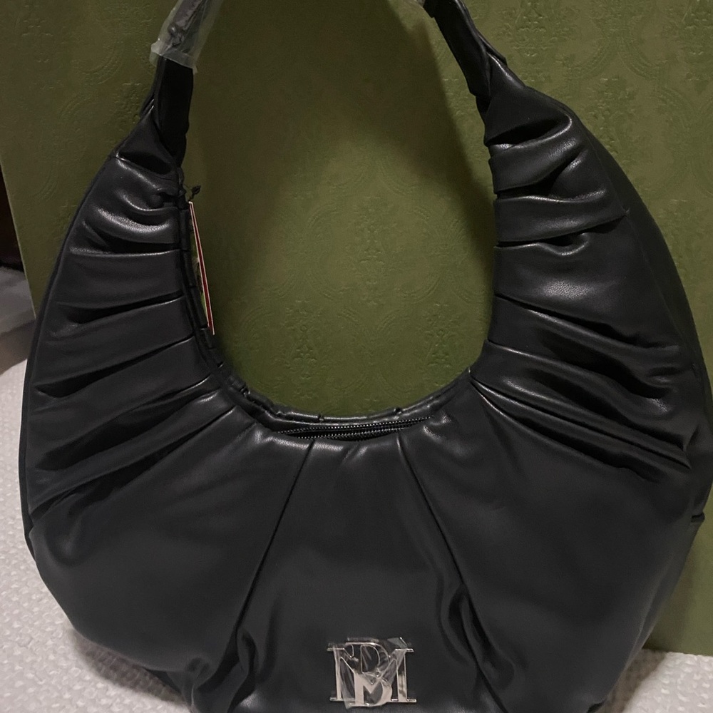 Badgley Mischka Black Hobo Bag